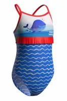 Детский слитный купальник Mad Wave LILY Kids K2, купить в СПб, интернет магазин OKDIVE оборудование для плавания, подводной охоты и дайвинга