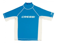 Футболка из лайкры Cressi  Rash Guard с коротким рукавом детская, для дайвинга, серфинга, плавания, фридайвинга, подводной охоты, купить в Санкт-Петербурге, СПб, магазин OKDIVE