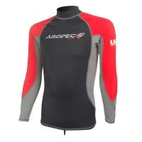 Кофта лайкровая с длинным рукавом Aropec Rash Guard, мужская, для дайвинга, серфинга, плавания, фридайвинга, подводной охоты, купить в Санкт-Петербурге, СПб, магазин OKDIVE