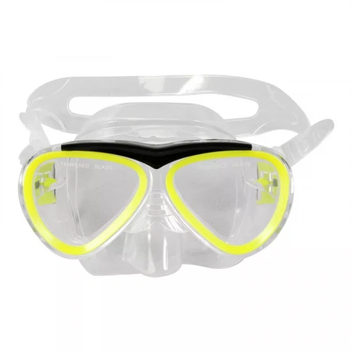 Маска Aropec PVC детская (Черный/Желтый XS Цвет стекла: Прозрачный AR00100NY)