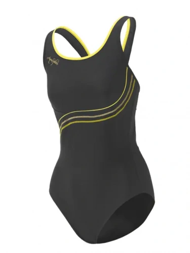 Купальник AquaSphere Manaus (SP SW006010736  36 Черный/Желтый 36(40))