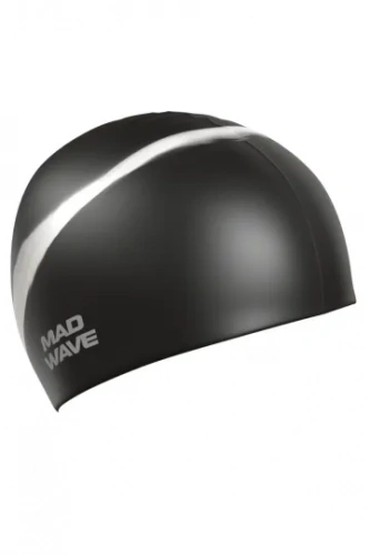 Мультисиликоновая шапочка Mad Wave Multi Adult (Черный/Серебристый  M0534 01 0 01W )